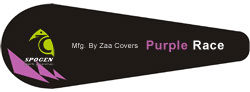 badminton bag purple race design